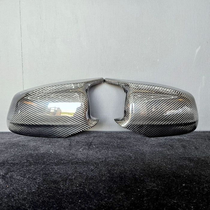MP Style Carbon Fibre Replacement Mirror Covers for BMW F10 5 Series Pre-LCI