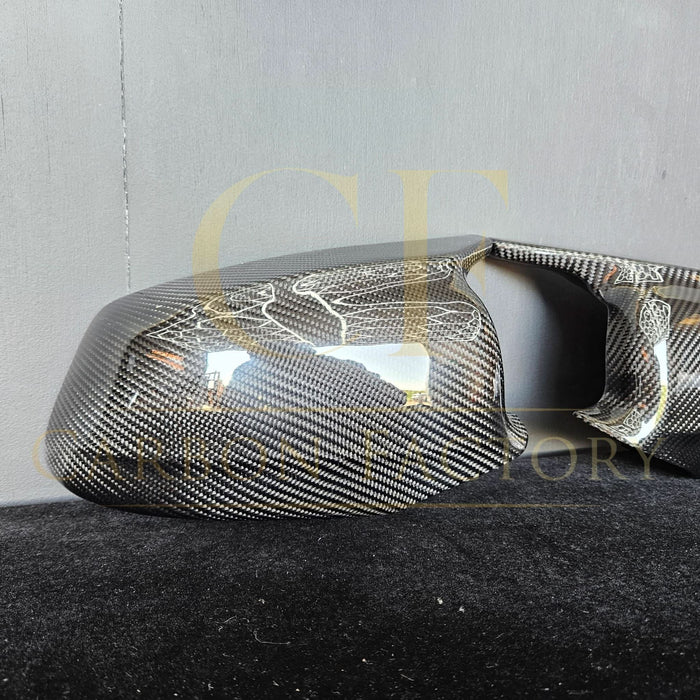 MP Style Carbon Fibre Replacement Mirror Covers for BMW F10 5 Series Pre-LCI