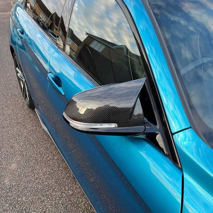 V Style Carbon Fibre Replacement Mirror Cover for BMW F22 2 Series F87 M2 13-21