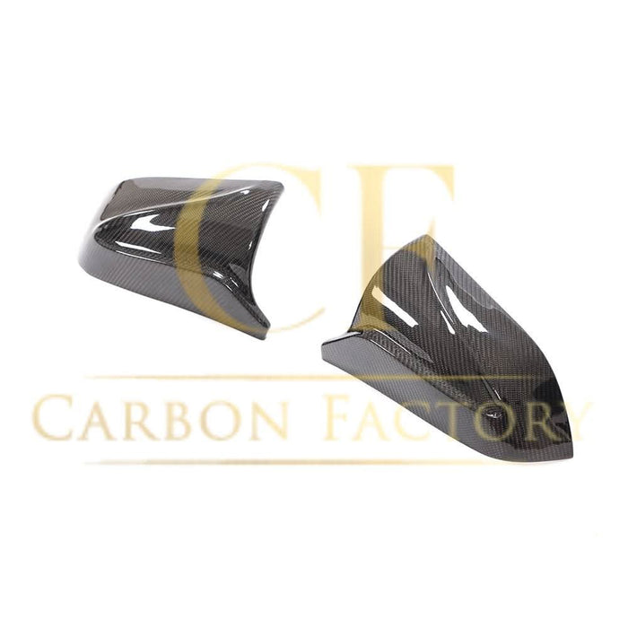 V Style Carbon Fibre Replacement Mirror Covers for Tesla Model 3 16-23