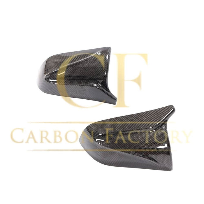 V Style Carbon Fibre Replacement Mirror Covers for Tesla Model 3 16-23