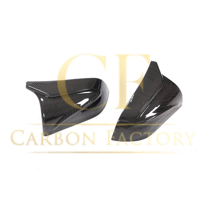 V Style Carbon Fibre Replacement Mirror Covers for Tesla Model 3 16-23