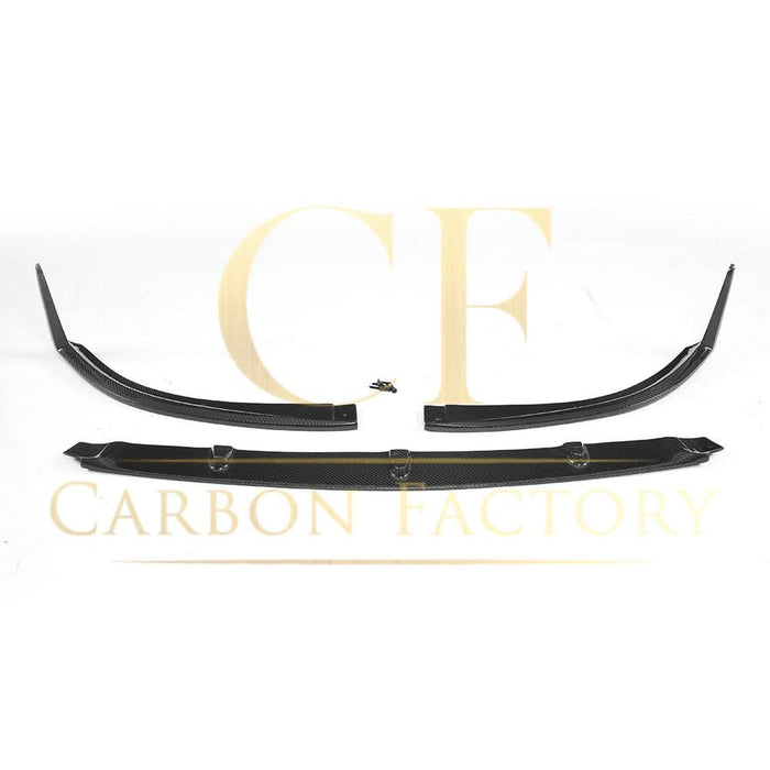 A Style Carbon Fibre Front Splitter for Mercedes W205 C63 2 Door 15-18