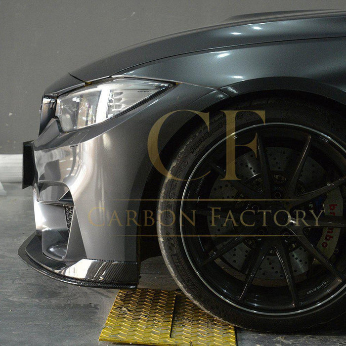 AC Style Carbon Fibre Front Splitter for BMW F80 M3 F82 F83 M4 14-20