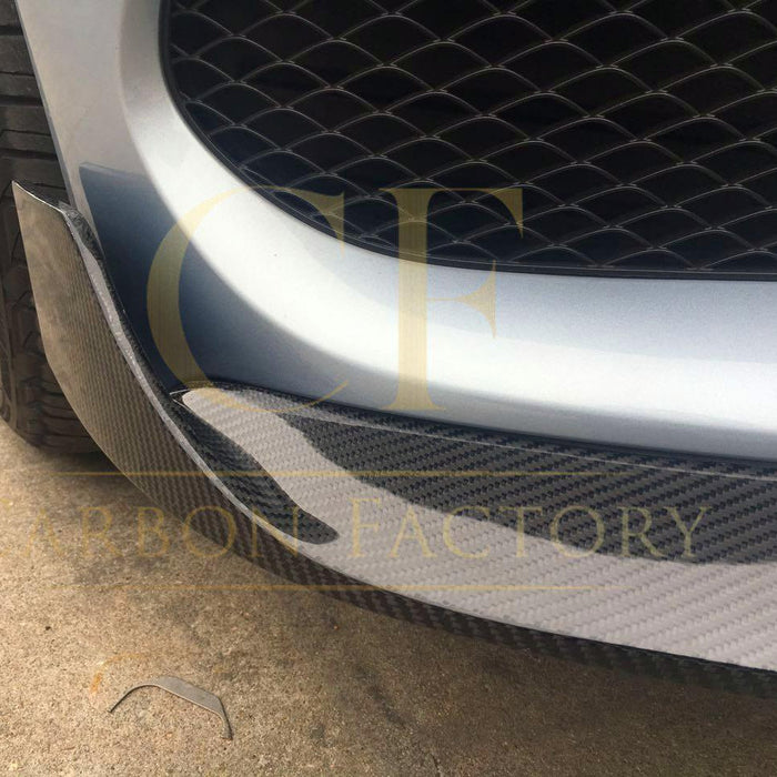 A Style Carbon Fibre Front Splitter for Mercedes Benz W205 C Class 15-18