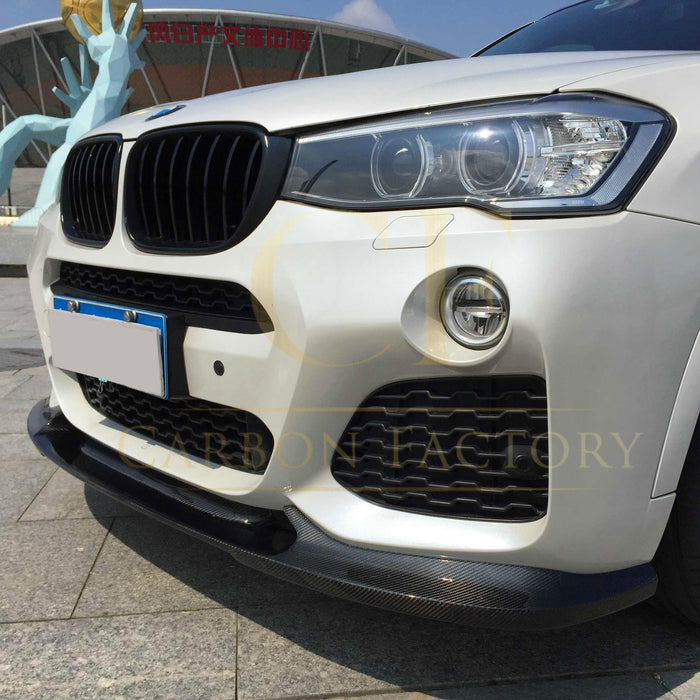 Carbon Fibre Front Splitter for BMW F25 X3 F26 X4 M Sport 15-18