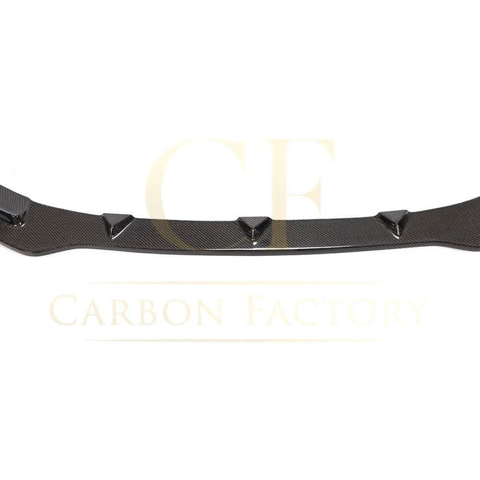 CF Style Carbon Fibre Front Splitter for Audi A3 Hatchback S Line & S3 13-15