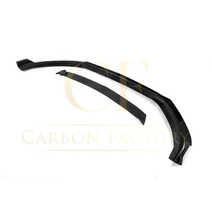 CF Style Carbon Fibre Front Splitter for Audi A3 Saloon S Line & S3 16-19