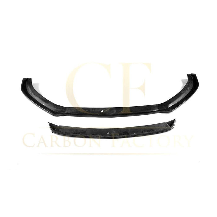 CF Style Carbon Fibre Front Splitter for Audi A3 Saloon S Line & S3 16-19