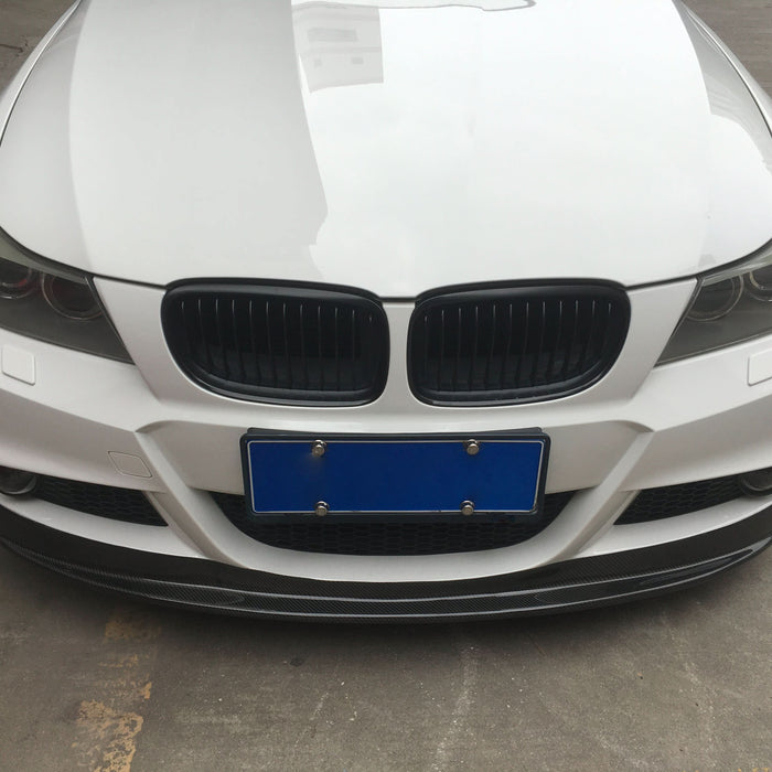 CS Style Carbon Fibre Front Splitter for BMW 3 Series E90 LCI 10-13