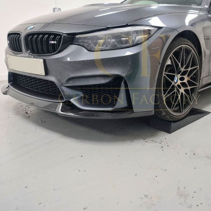 CS Style Carbon Fibre Front Splitter for BMW F80 M3 F82 F83 M4 14-20