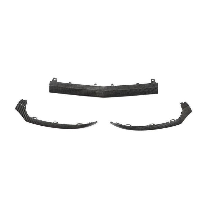 DE Style Carbon Fibre Front Splitter for Mercedes Benz W205 C Class 14-18