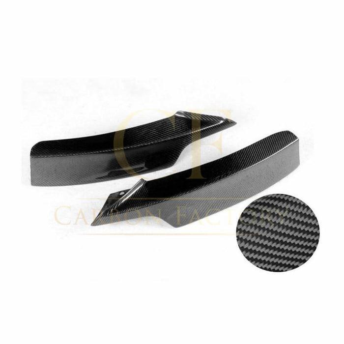 MP Style Carbon Fibre Front Splitter Covers for BMW F30 F31 3 Series M Sport 12-19