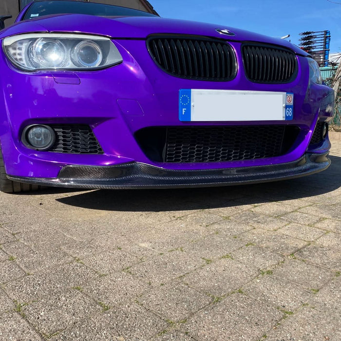 MP Style Carbon Fibre Front Splitter for BMW 3 Series E92 E93 LCI 10-13