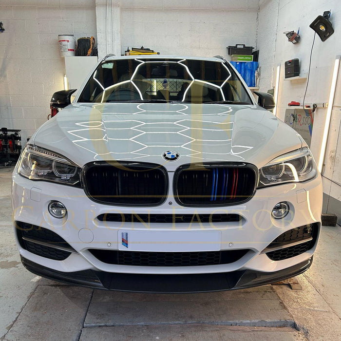 MP Style Carbon Fibre Front Splitter for BMW F15 X5 M Sport 14-18