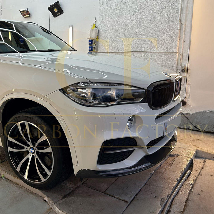 MP Style Carbon Fibre Front Splitter for BMW F15 X5 M Sport 14-18