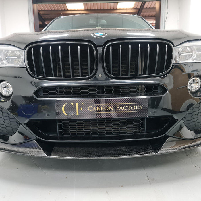 MP Style Carbon Fibre Front Splitter for BMW F15 X5 M Sport 14-18