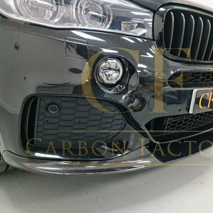 MP Style Carbon Fibre Front Splitter for BMW F15 X5 M Sport 14-18