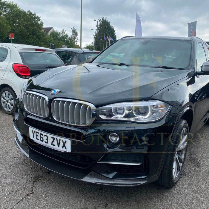 MP Style Carbon Fibre Front Splitter for BMW F15 X5 M Sport 14-18