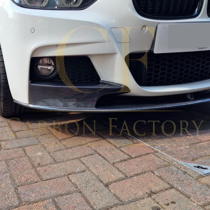 MP Style Carbon Fibre Front Splitter for BMW F30 F31 3 Series M Sport 12-19