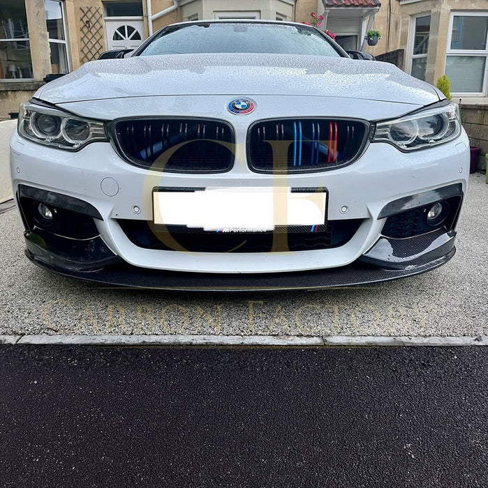 MP Style Carbon Fibre Front Splitter for BMW F32 F33 F36 4 Series 14-20