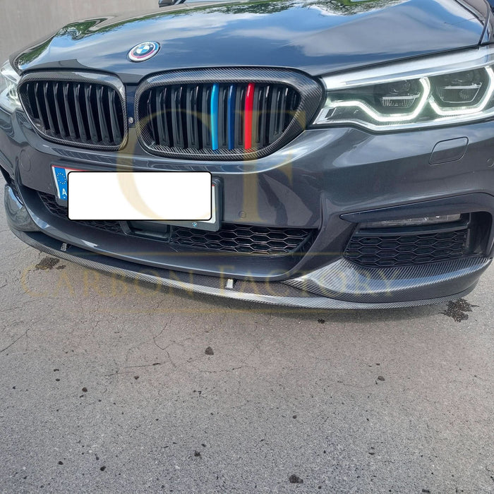 MP Style Carbon Fibre Front Splitter for BMW G30 5 Series M Sport 17-20