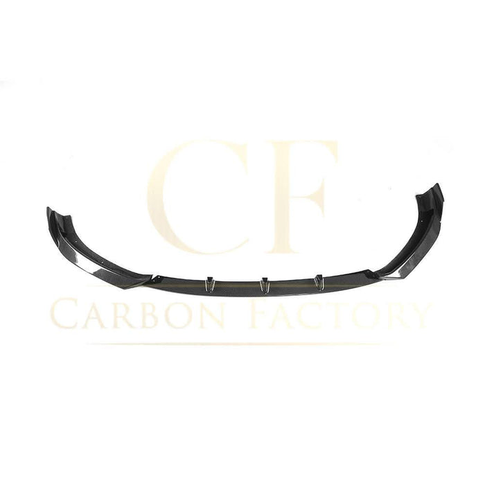 P Style Carbon Fibre Front Splitter for Audi A3 Saloon Non S Line 16-19