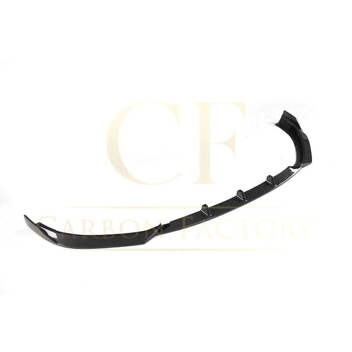 P Style Carbon Fibre Front Splitter for Audi A3 Saloon Non S Line 16-19