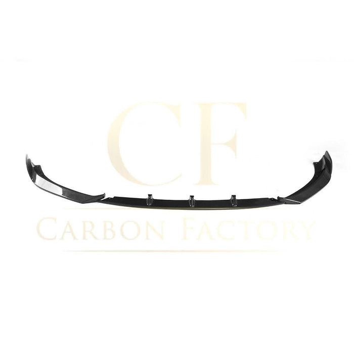 P Style Carbon Fibre Front Splitter for Audi A3 Saloon Non S Line 16-19