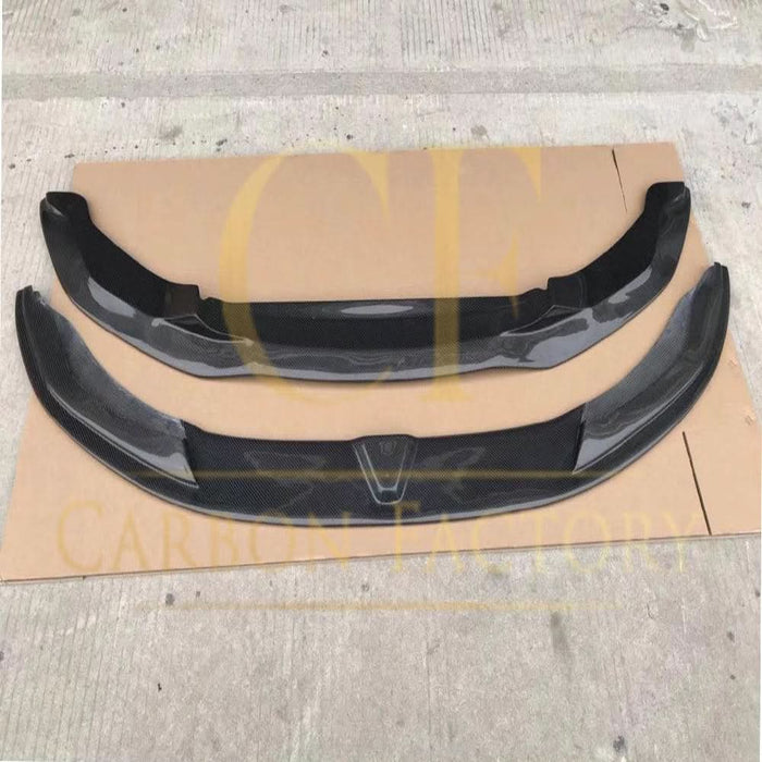 PSM Style Carbon Fibre Front Splitter 2 Pieces for BMW F80 M3 F82 F83 M4 14-20