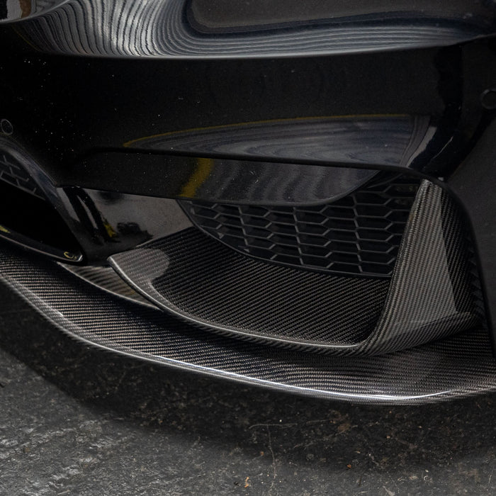 PSM Style Carbon Fibre Front Splitter for BMW F80 M3 F82 F83 M4 14-20