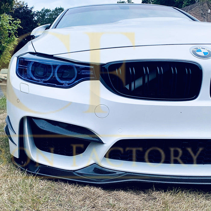 PSM Style Carbon Fibre Front Splitter for BMW F80 M3 F82 F83 M4 14-20