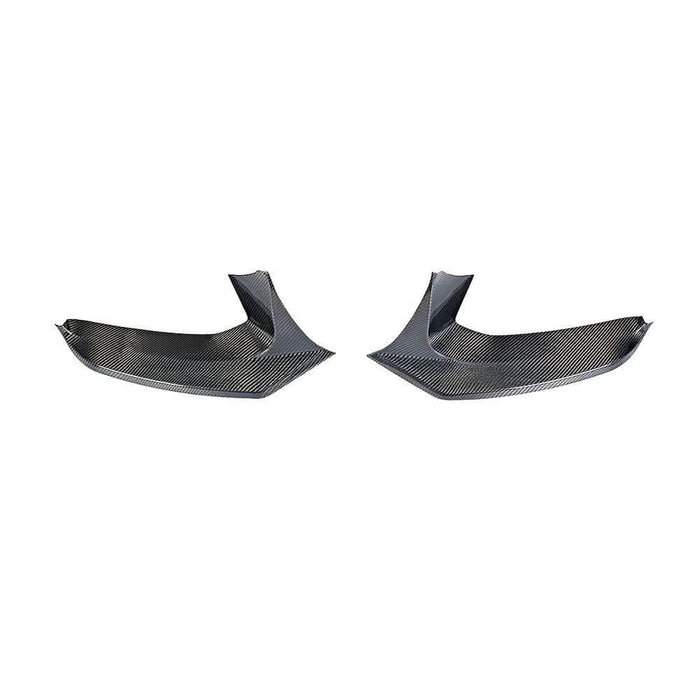 V Style Carbon Fibre Front Bumper Covers for BMW G30 5 Series M Sport 17-20