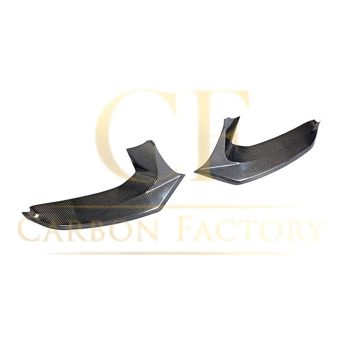 V Style Carbon Fibre Front Bumper Covers for BMW G30 5 Series M Sport 17-20