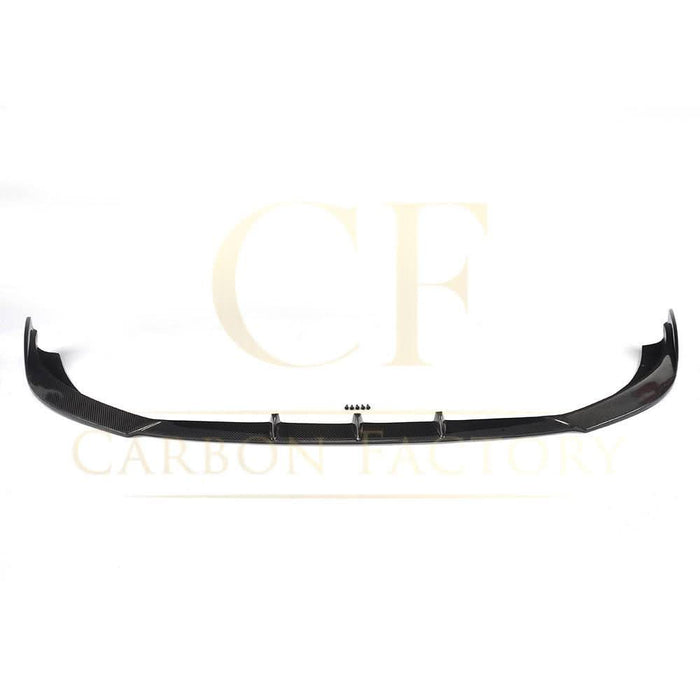 V Style Carbon Fibre Front Splitter for Audi A3 Hatchback S Line & S3 13-15