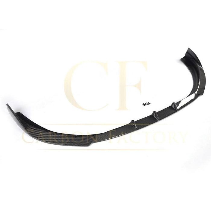 V Style Carbon Fibre Front Splitter for Audi A3 Hatchback S Line & S3 13-15