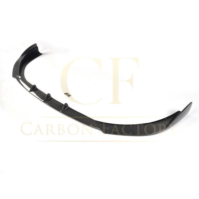 V Style Carbon Fibre Front Splitter for Audi A3 Hatchback S Line & S3 13-15