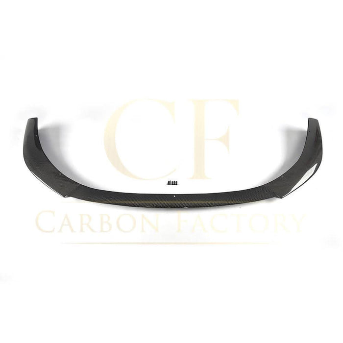 V Style Carbon Fibre Front Splitter for Audi A3 Hatchback S Line & S3 13-15