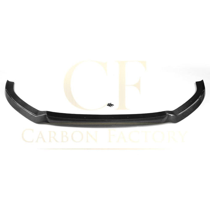 V Style Carbon Fibre Front Splitter for Audi A3 Hatchback S Line & S3 16-19