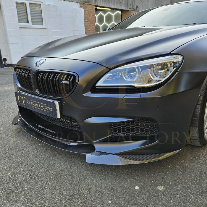 V Style Carbon Fibre Front Splitter for BMW F06 F12 F13 M6 11-18