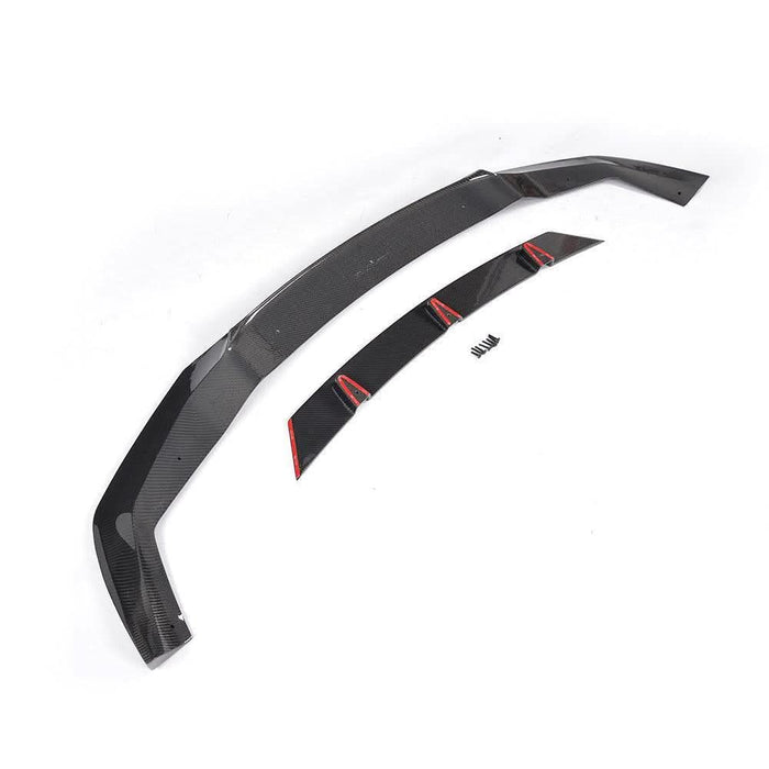 V Style Carbon Fibre Front Splitter for BMW F87 M2 OG 16-18