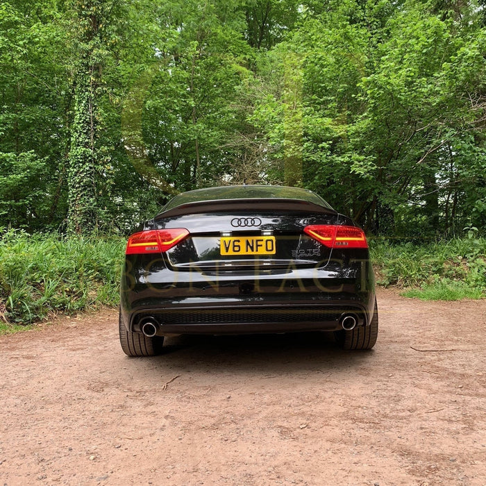C Style Carbon Fibre Boot Spoiler for Audi B8 B8.5 A5 (Non S Line) 07-16
