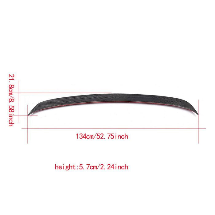 AC Style Carbon Fibre Boot Spoiler for BMW E60 5 Series inc M5 03-10