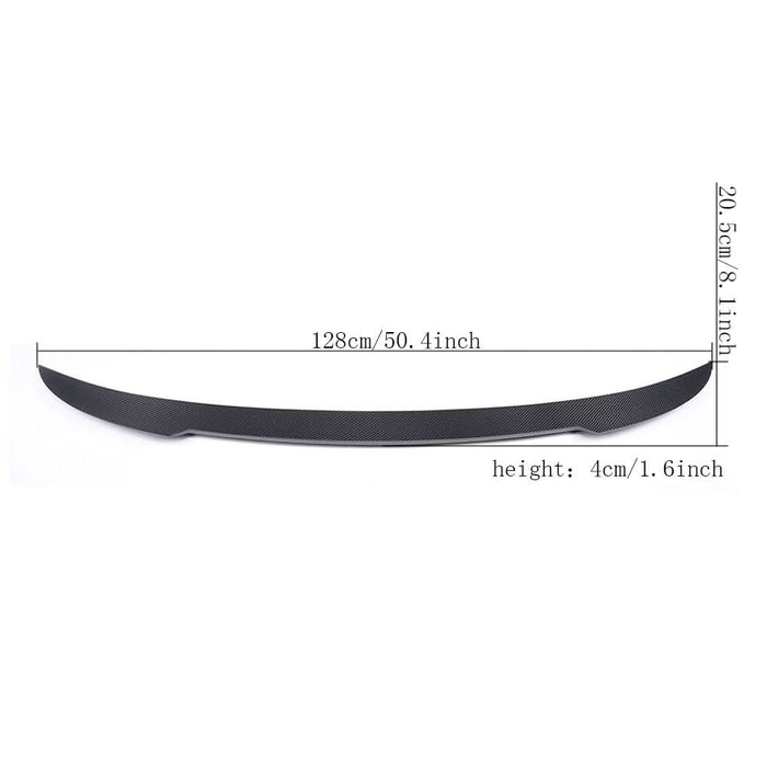 CS Style Carbon Fibre Boot Spoiler for BMW 4 Series F33 Convertible inc F83 M4 14-20