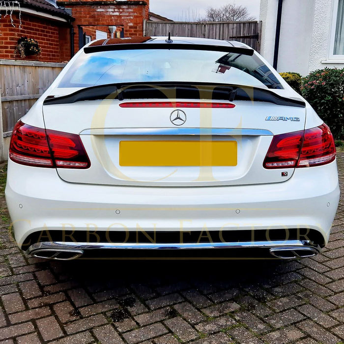 Renntech Style Carbon Fibre Boot Spoiler for Mercedes Benz C207 E Class Coupe 10-17