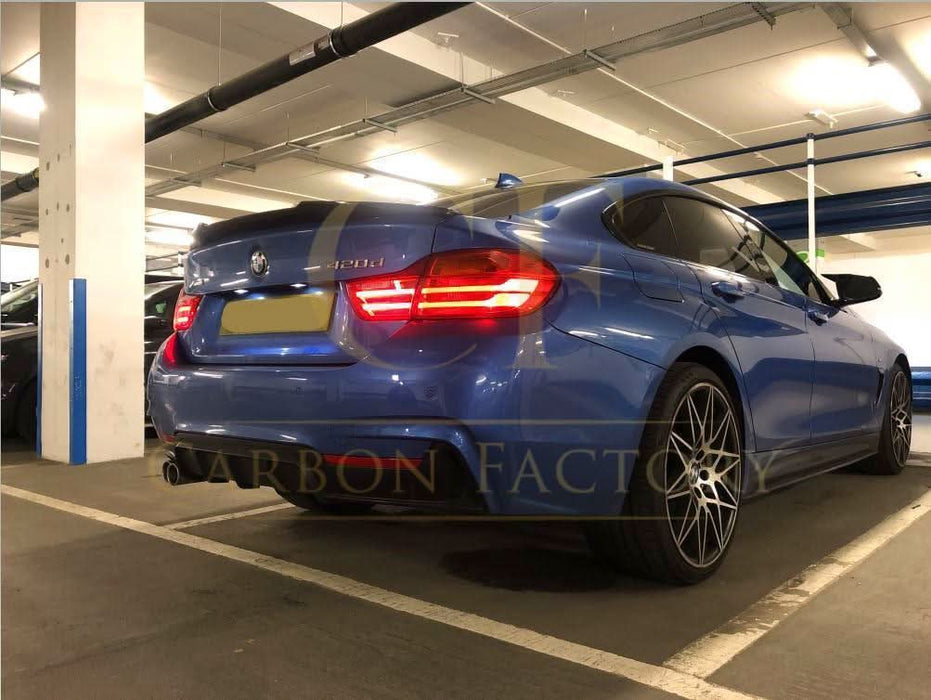 V Style Carbon Fibre Boot Spoiler for BMW 4 Series F36 Gran Coupe 14-20