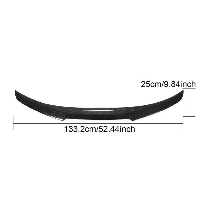 V Style Carbon Fibre Boot Spoiler for BMW E60 5 Series inc M5 03-10