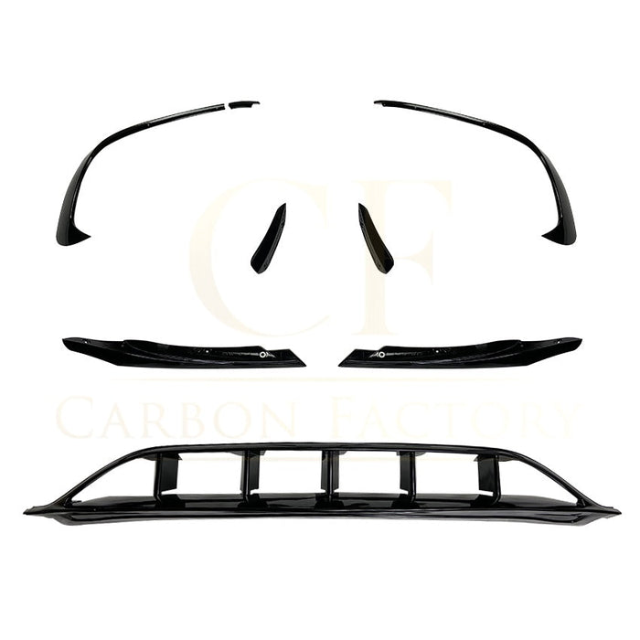 AMG Gloss Black Canards Winglets Splitter (7 Pieces) for Mercedes Benz W176 A Class 16-18