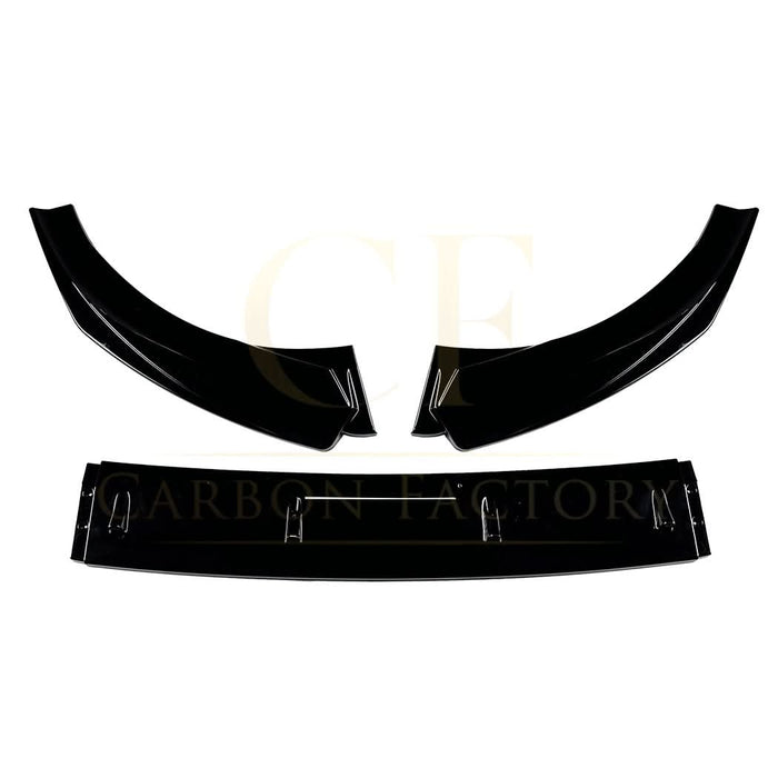 V Style Gloss Black Front Splitter for Audi A3 8V S Line & S3 13-16
