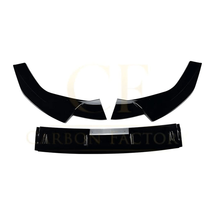 V Style Gloss Black Front Splitter for Audi 8Y RS3 20-24